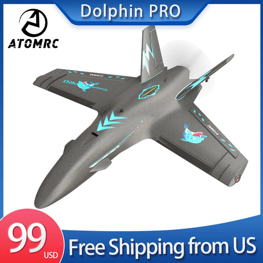 ATOMRC Dolphin PRO Fixed Wing RC Plane 800mm Wingspan FPV Aircraft EPP Foam Quick Disassembly Installation for DJI O3/O4 unit