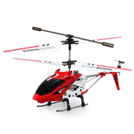 S107H Remote Control Aircraft Three-Channel Remote Control Fixed Height Multi-Function Helicopter Electric Model Toy Boy Gift
